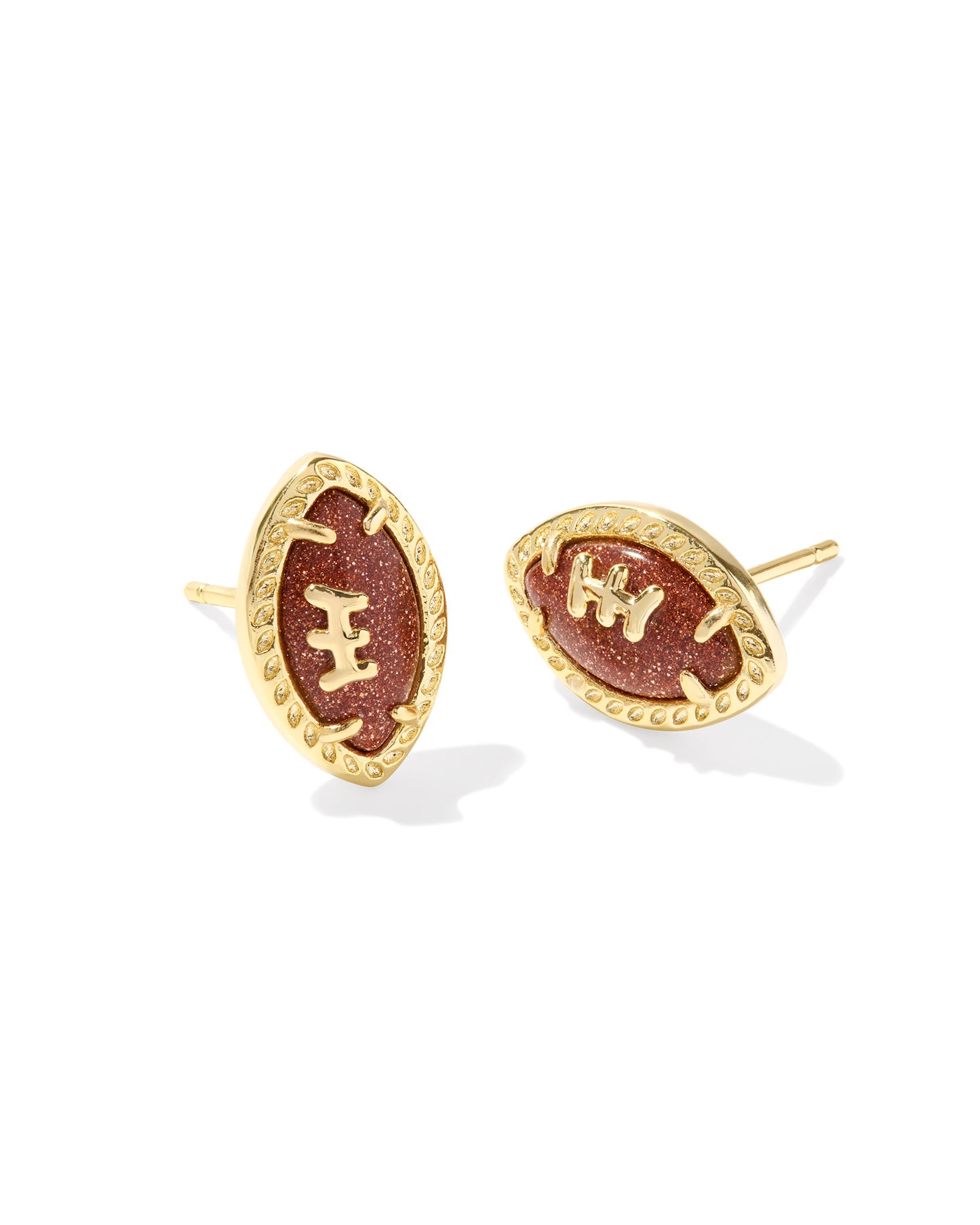 KENDRA SCOTT: FOOTBALL STUD EARRING