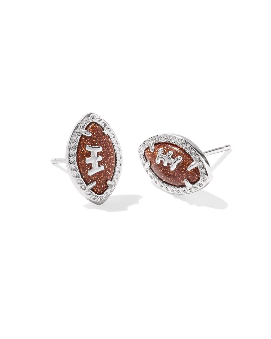 KENDRA SCOTT: FOOTBALL STUD EARRING