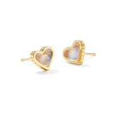 KENDRA SCOTT: FRAMED ARI HEART STUD