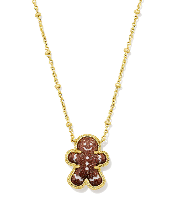 KENDRA SCOTT: GINGERBREAD PENDANT NECKLACE