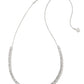 KENDRA SCOTT: GRACIE TENNIS NECKLACE RHODIUM