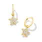 KENDRA SCOTT: JAE STAR PAVE HUGGIE GOLD