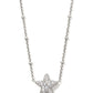 KENDRA SCOTT: JAE STAR PAVE NECKLACE SILVER