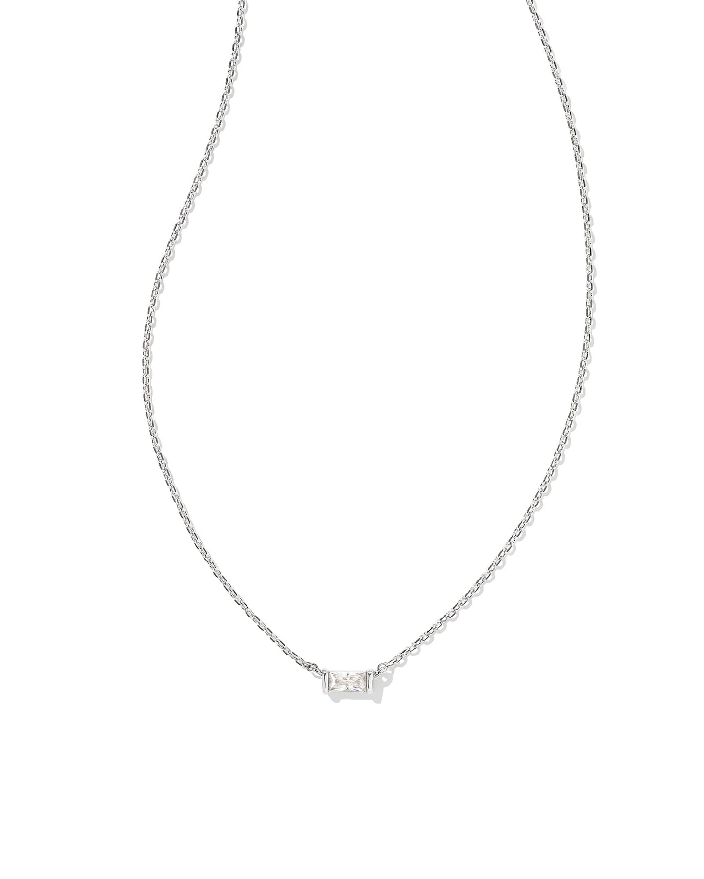 Kendra Scott: Juliette Pendant in Rhodium