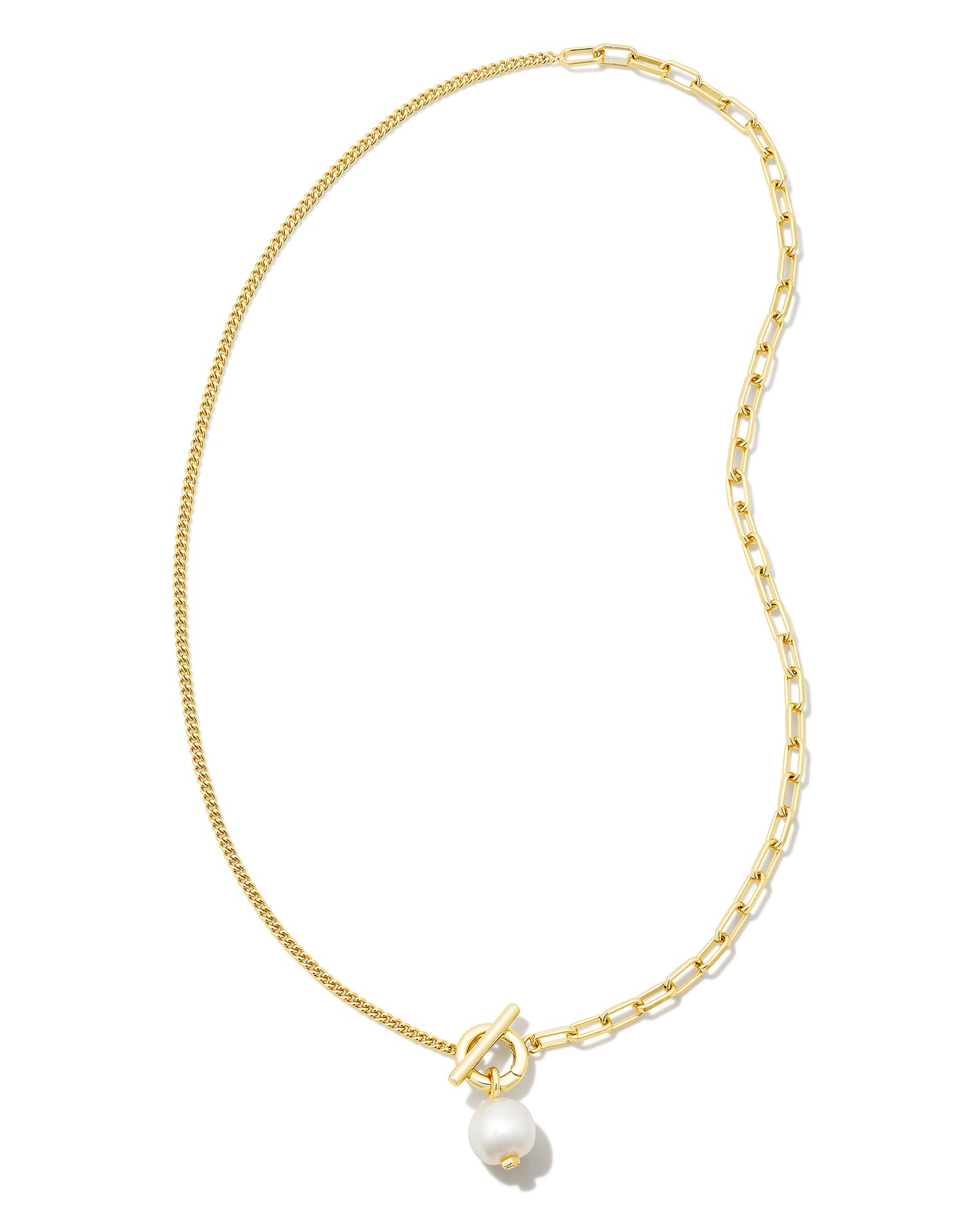 Kendra Scott: Leighton Pearl Chain Necklace in Gold – The Palm Tree Boutique