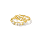 KENDRA SCOTT: LEXI RING SET GOLD