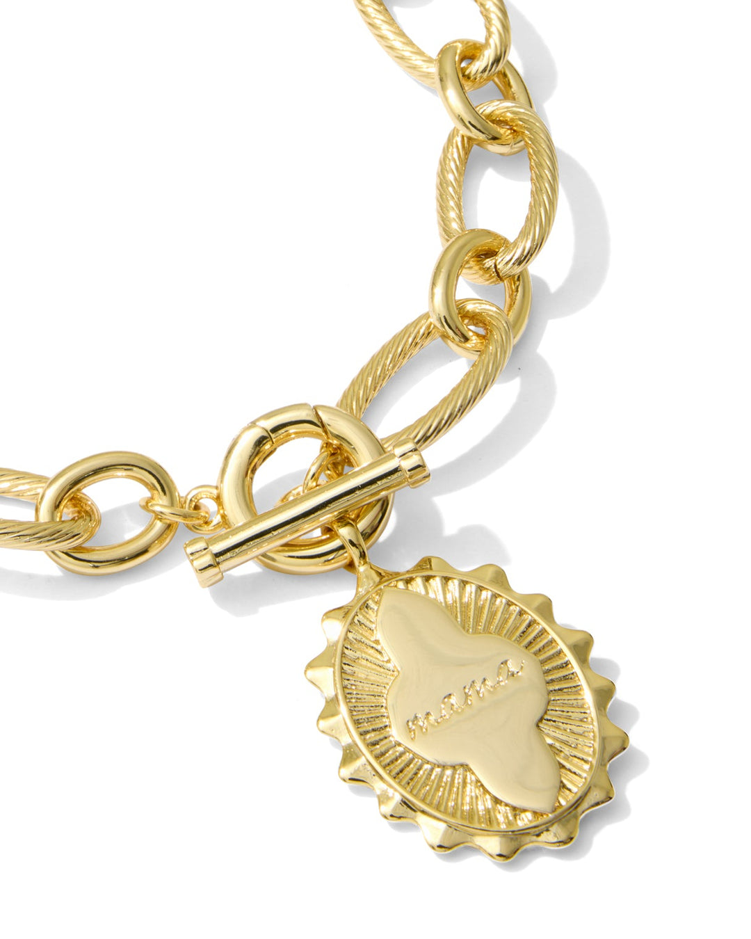 KENDRA SCOTT: MAMA GOLD LINK AND CHAIN BRACELET