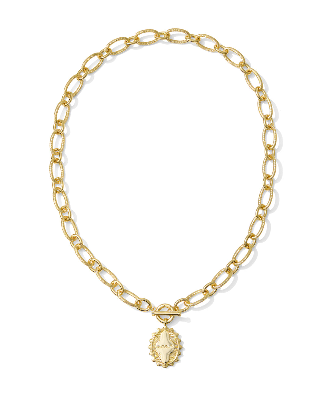 KENDRA SCOTT: MAMA GOLD LINK AND CHAIN NECKLACE