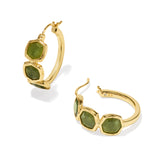 KENDRA SCOTT: MAURA HOOP EARRING GOLD