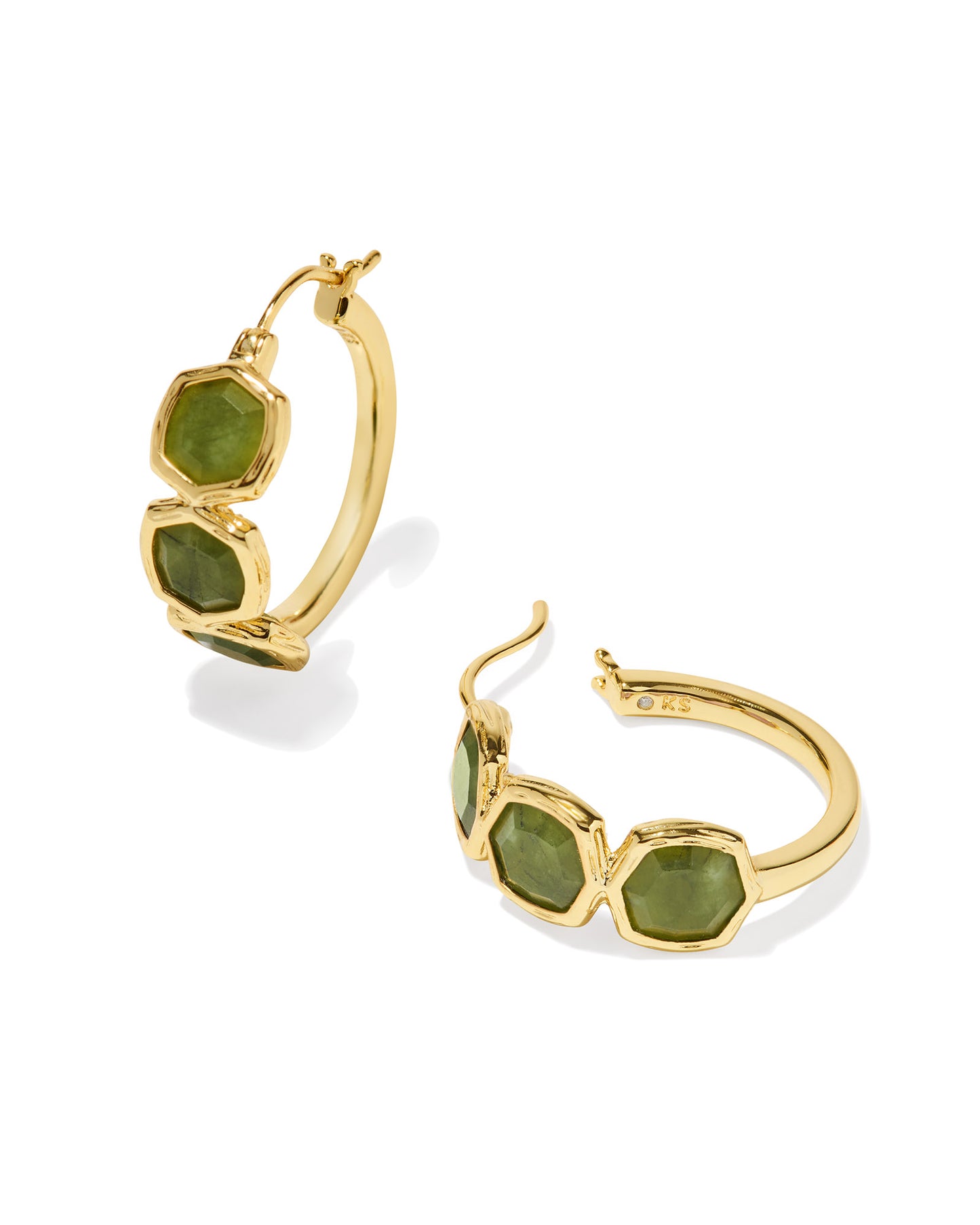 KENDRA SCOTT: MAURA HOOP EARRING GOLD