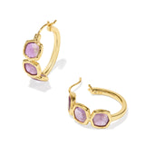 KENDRA SCOTT: MAURA HOOP EARRING GOLD