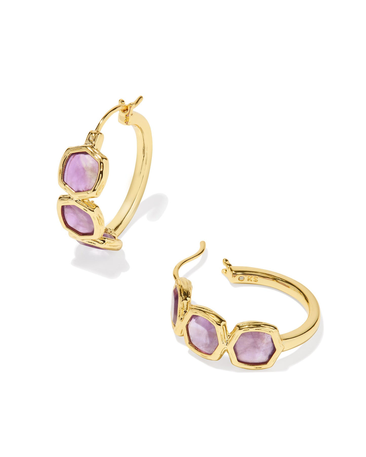 KENDRA SCOTT: MAURA HOOP EARRING GOLD