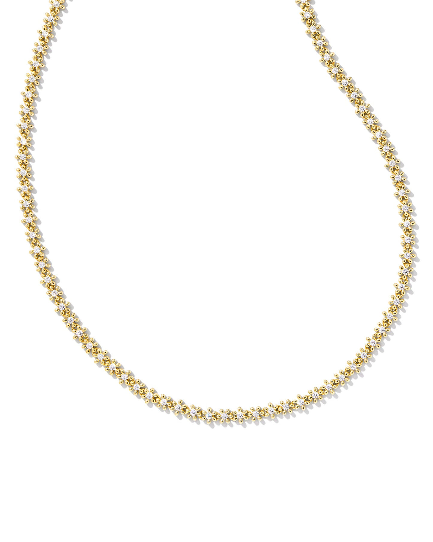 KENDRA SCOTT: NYDIA STRAND NECKLACE GOLD