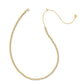 KENDRA SCOTT: NYDIA STRAND NECKLACE GOLD