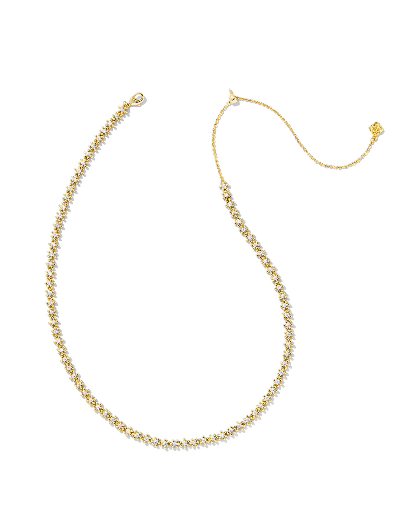 KENDRA SCOTT: NYDIA STRAND NECKLACE GOLD