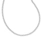 KENDRA SCOTT: NYDIA STRAND NECKLACE RHODIUM