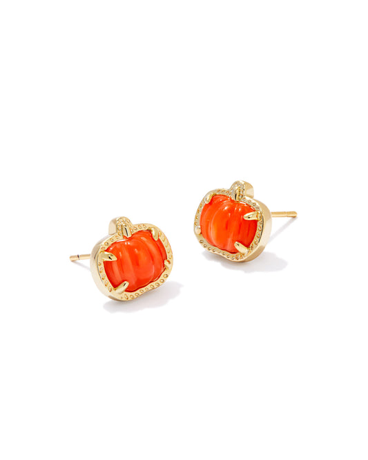 KENDRA SCOTT: PUMPKIN STUD GOLD