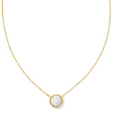 KENDRA SCOTT: VOLLEYBALL PENDANT NECKLACE GOLD