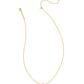 KENDRA SCOTT: VOLLEYBALL PENDANT NECKLACE GOLD