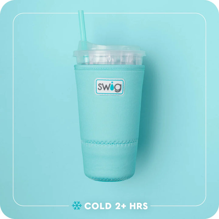 LARGE ICED CUP COOLIE-FLAMINGOS