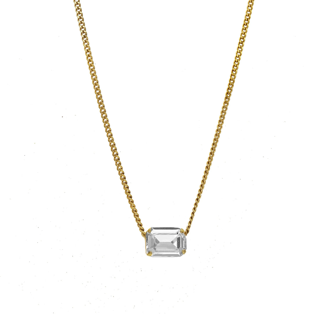 RUBIN NECKLACE- CLEAR