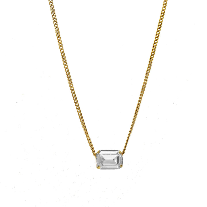 RUBIN NECKLACE- CLEAR