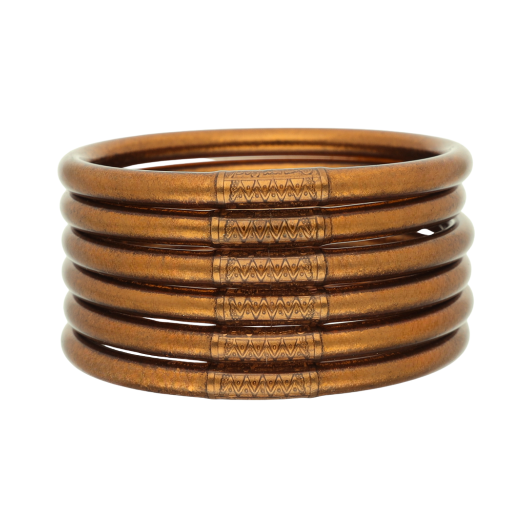 BUDHAGIRL: ALL WEATHER BANGLES- SADDLE