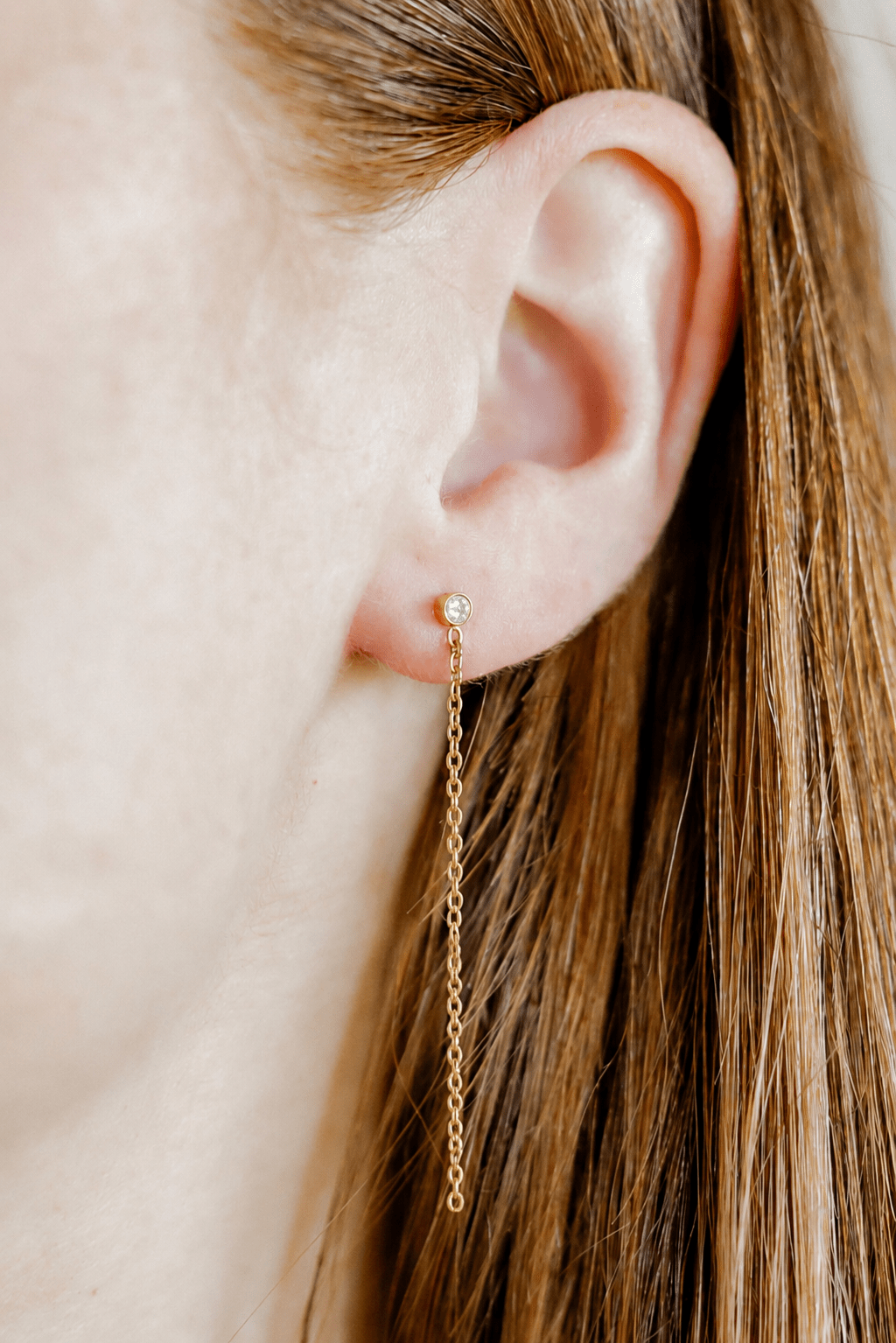 Screwback Stud Earrings - Darby Duster Gold