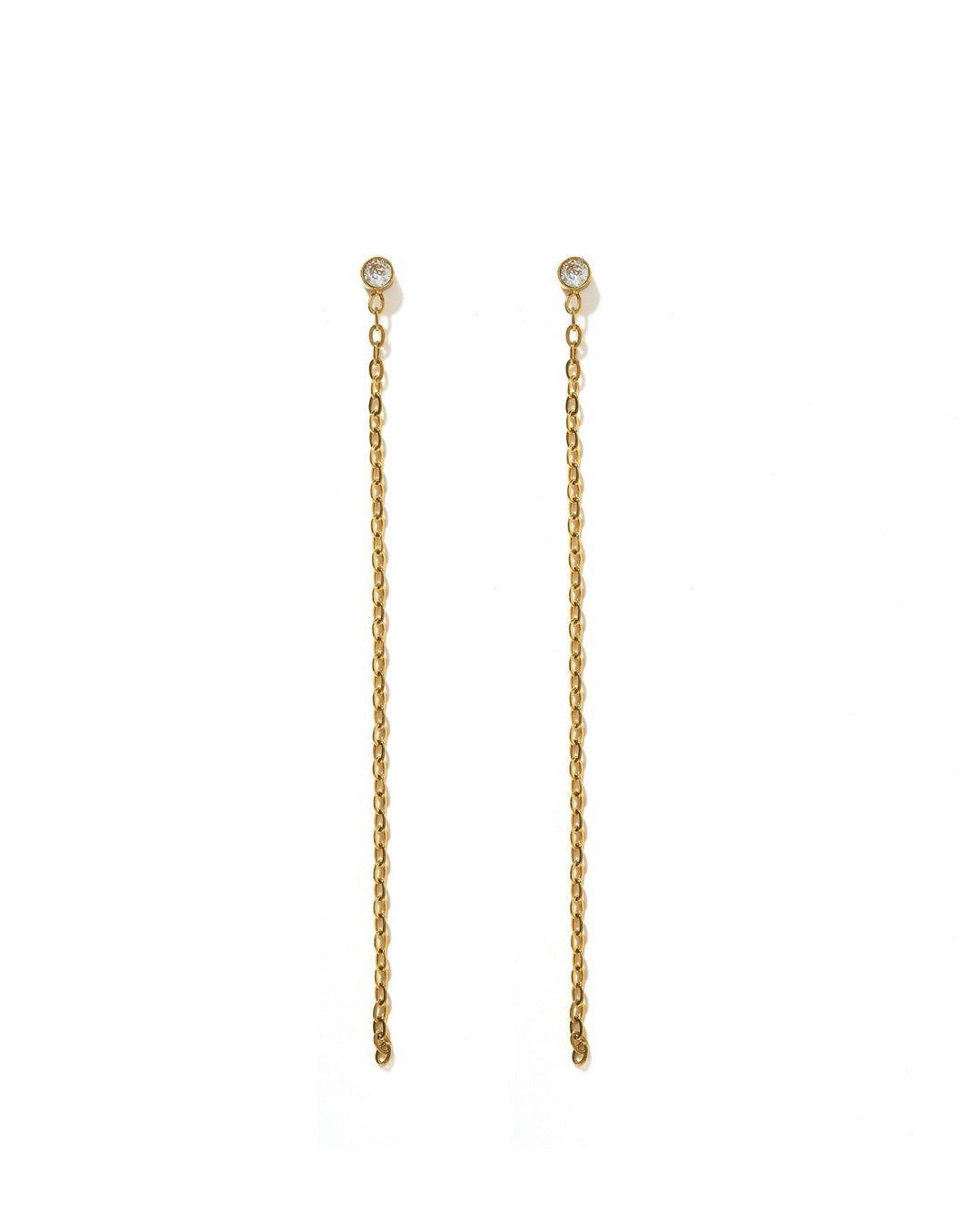 Screwback Stud Earrings - Darby Duster Gold