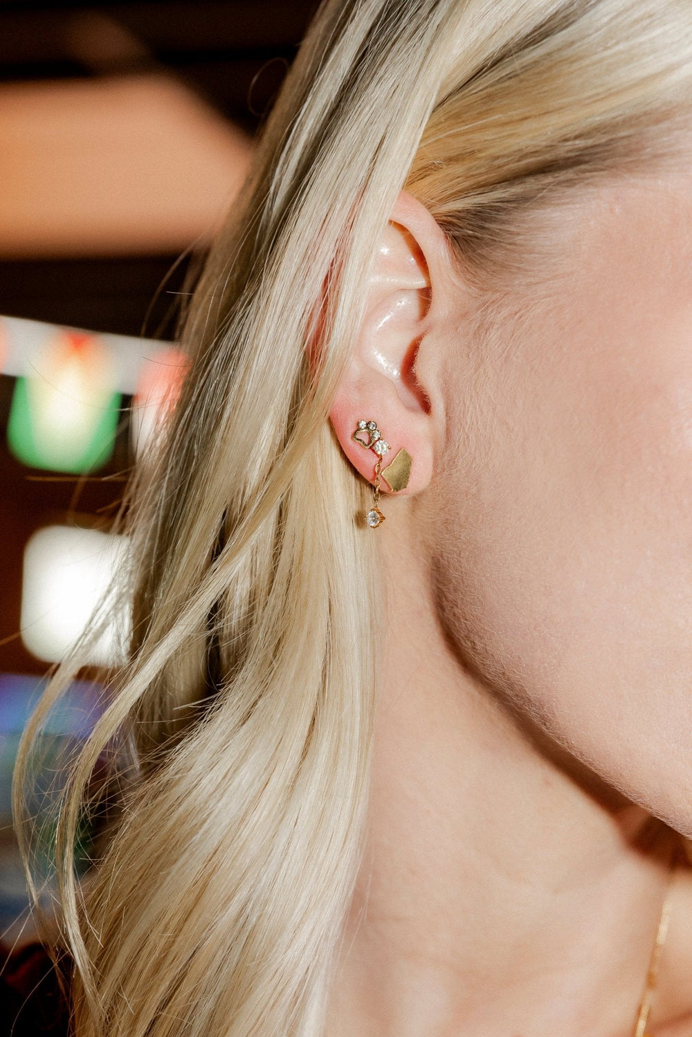 Screwback Stud Earrings - Holland Gold