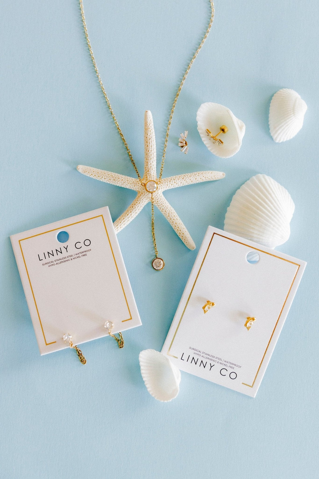 Screwback Stud Earrings - Indy Gold