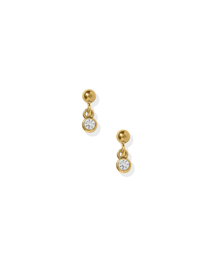 Screwback Stud Earrings - Millie Sparkle CZ Gold