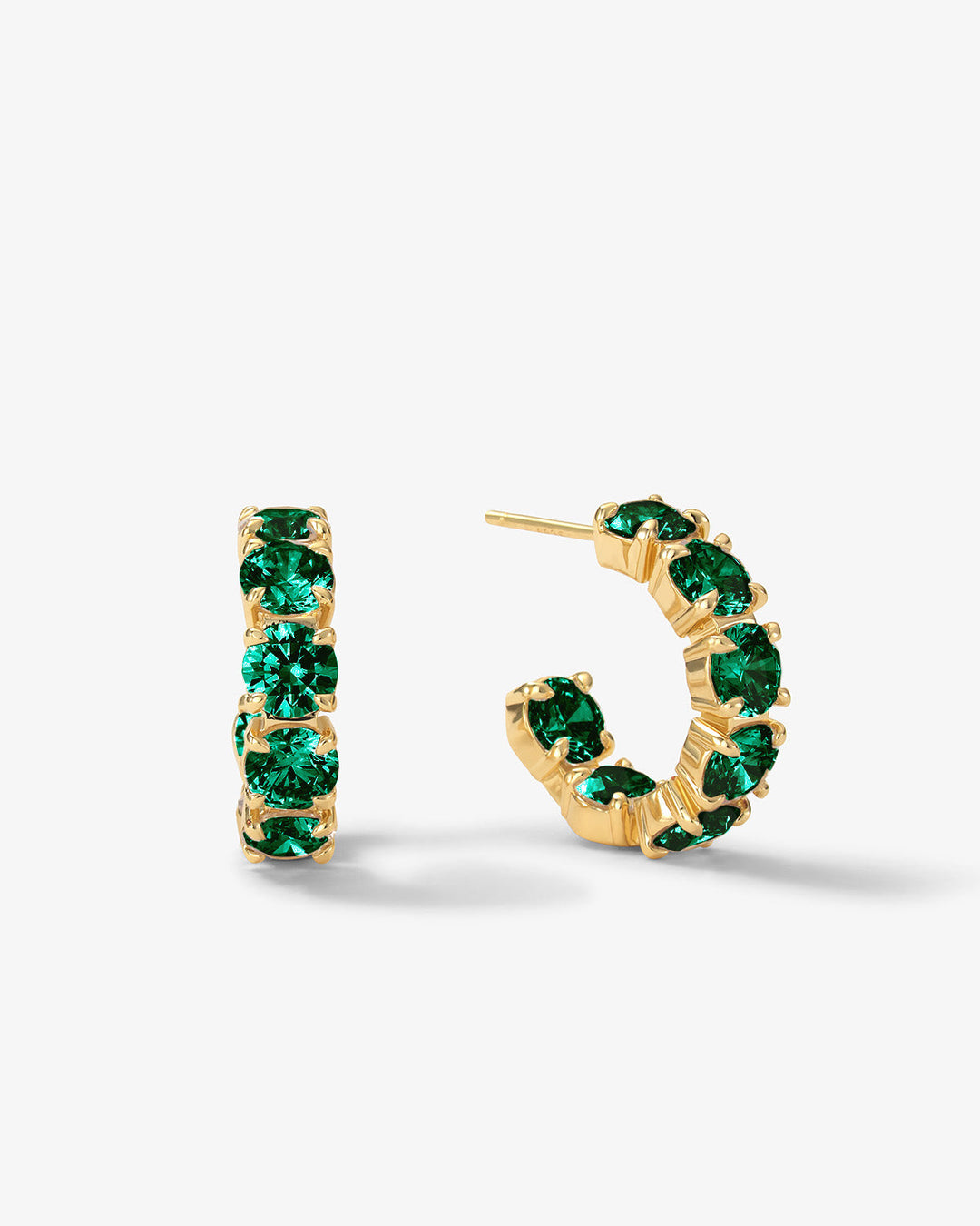 MELINDA MARIA: EMERALD OH SHE FANCY .75" HOOP