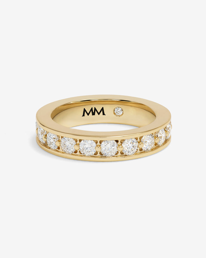 MELINDA MARIA: ASHLEY INFINITY RING- GOLD