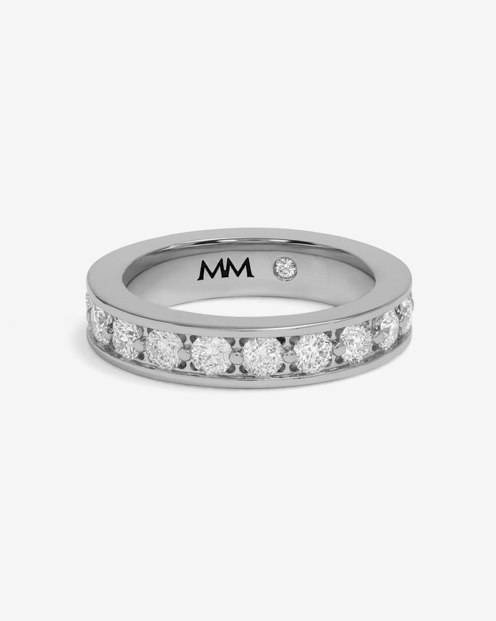 MELINDA MARIA: ASHLEY INFINITY RING- SILVER