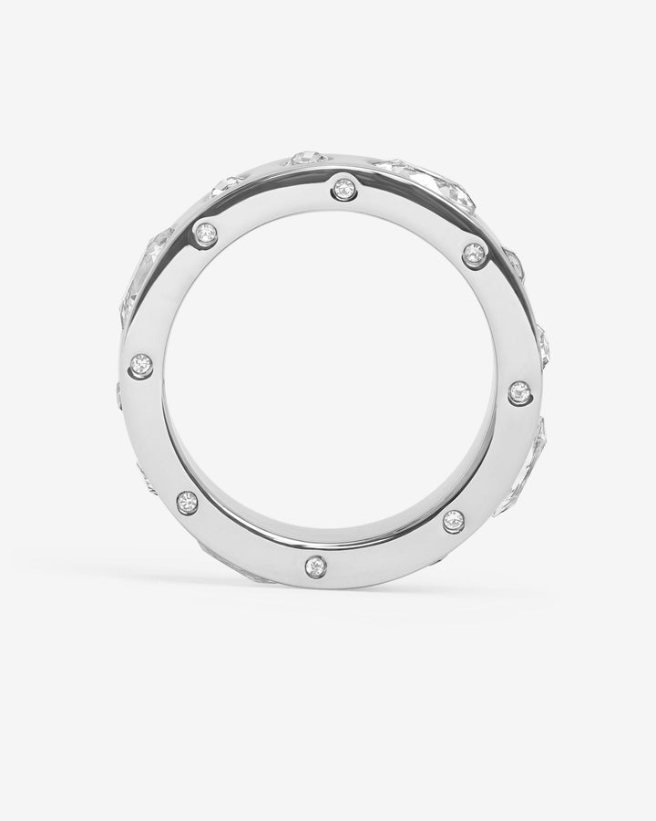 MELINDA MARIA: ASHLEY SUNSET RING-SILVER