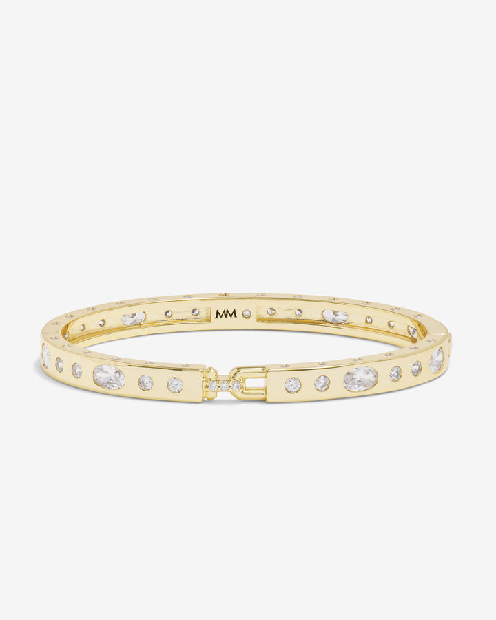 MELINDA MARIA: ASHLEY SUNSET LOCK CUFF 6MM-GOLD