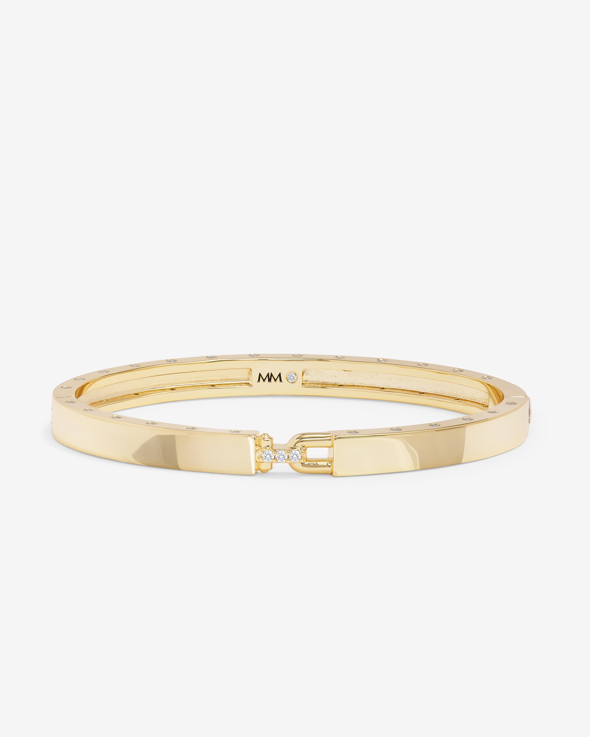 MELINDA MARIA: ASHLEY LOCK CUFF 6MM- GOLD – The Palm Tree Boutique