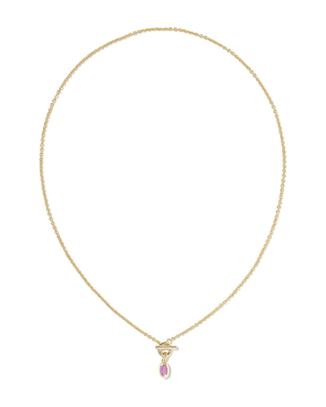 KENDRA SCOTT: MINI ELISA TOGGLE PENDANT - AZALEA ILLUSION