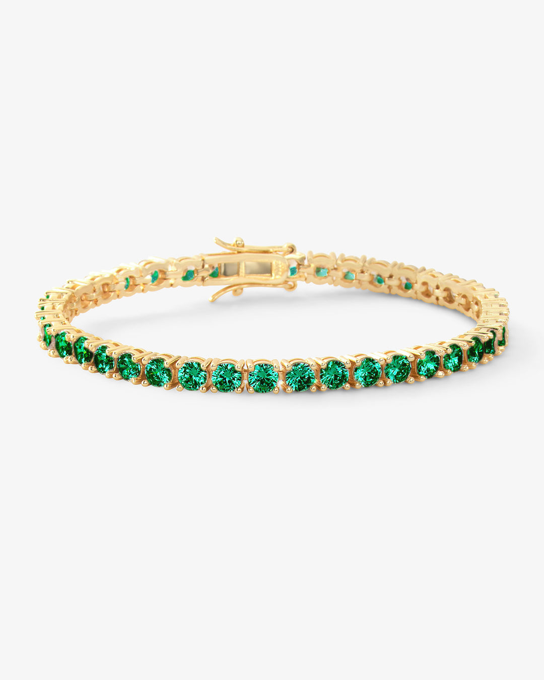 MELINDA MARIA: GRAND HEIRESS TENNIS BRACELET - EMERALD