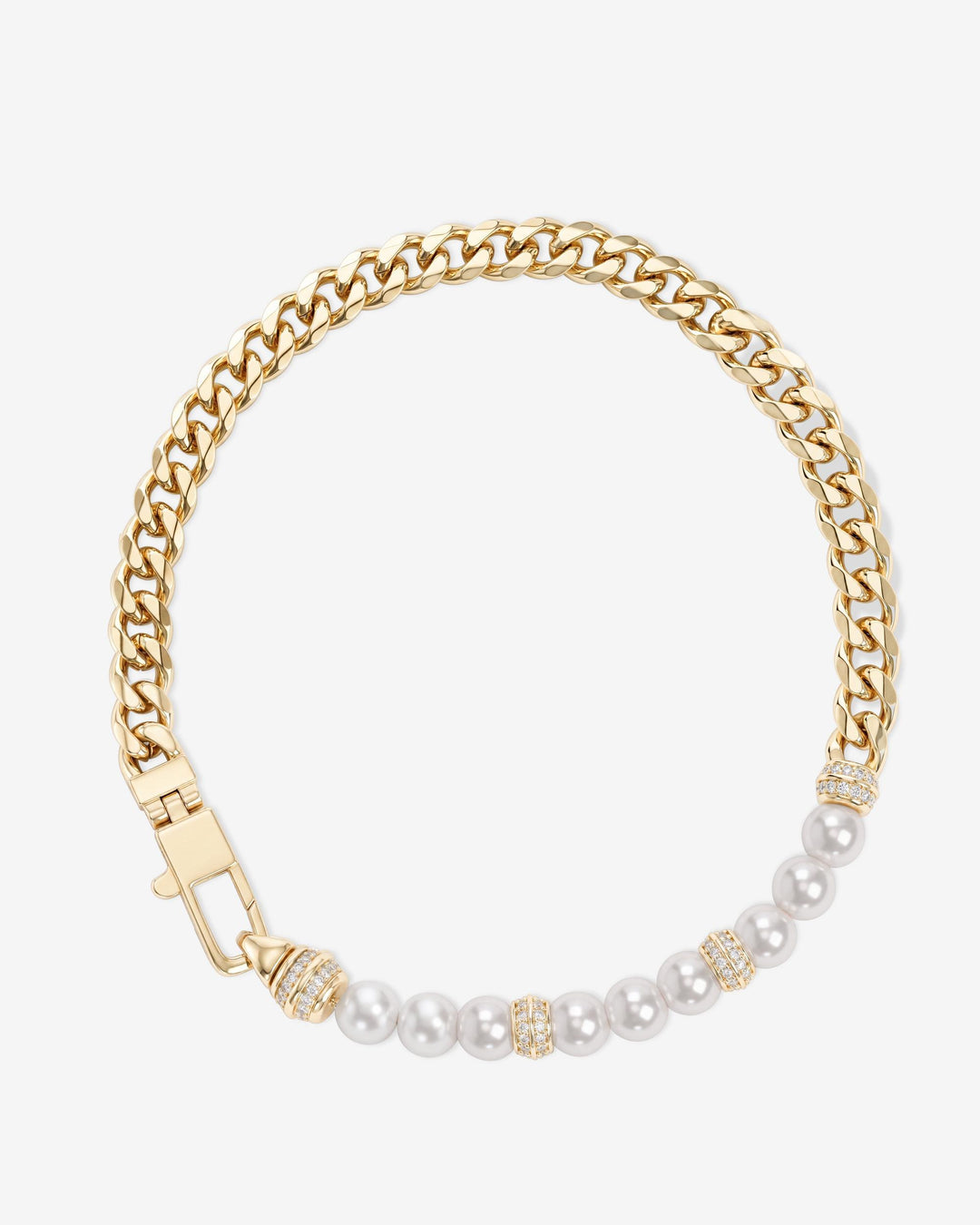 JULIAN LOVES PEARLS BRACELET - GOLD