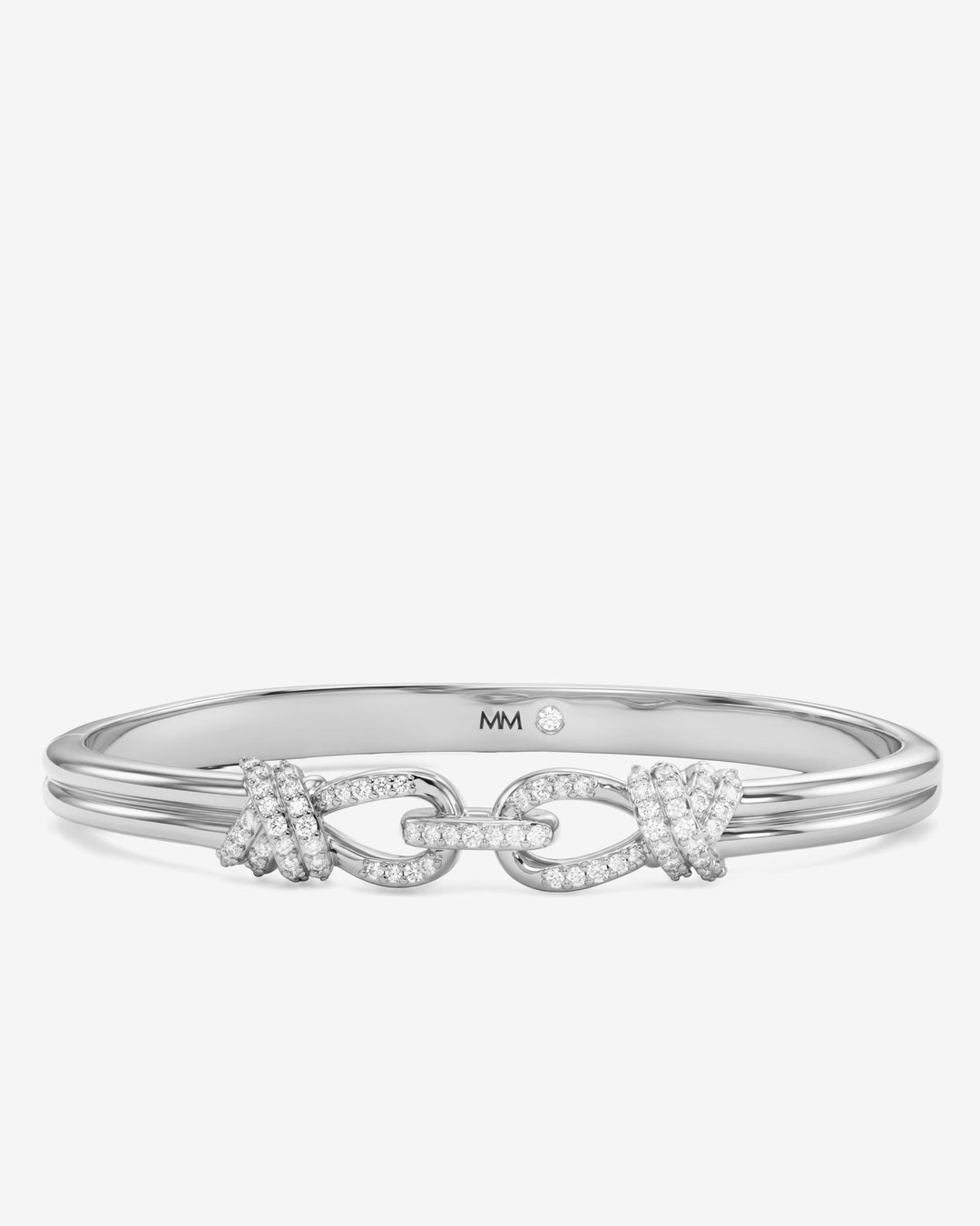 SILVER KNOT CUFF