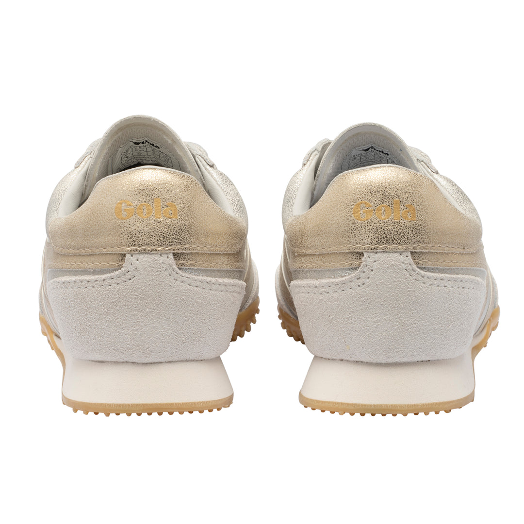 GOLA: SPRINTER SHIMMER SNEAKER- SILVER/GOLD