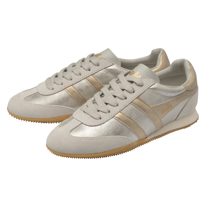 GOLA: SPRINTER SHIMMER SNEAKER- SILVER/GOLD