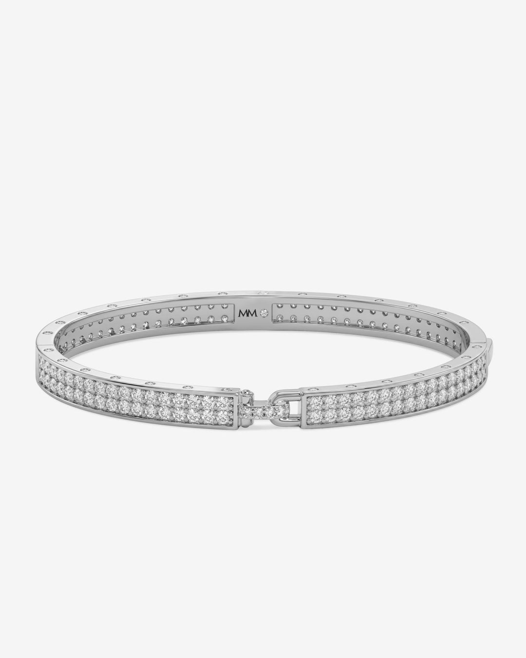 Ashley Malibu Lock Cuff 6mm- Silver