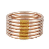 BuDhaGirl All Weather Bangles: Champagne