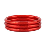 BuDhaGirl All Weather Bangles: Crimson