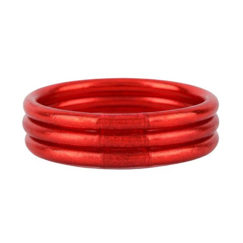 BuDhaGirl All Weather Bangles: Crimson