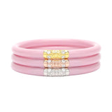 BuDhaGirl Three Kings All Weather Bangles: Pink