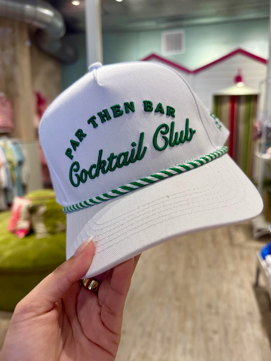 PAR THEN BAR VINTAGE TRUCKER HAT